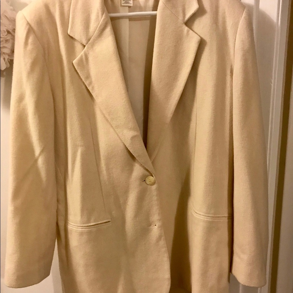 Partners wool, polyester, nylon coat